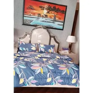 Grace Foam 6*6 4pc Cotton Satin Double Duvet Cover Set