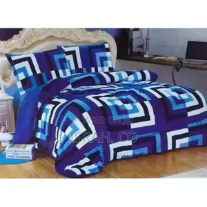 Duvet Set, 1 Duvet ,1 Bedsheet 2 Pillow Cases - Blue