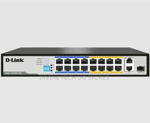 Dlink Des- F1016p-E 16port 10/100 Poe Surveillance Switch,
