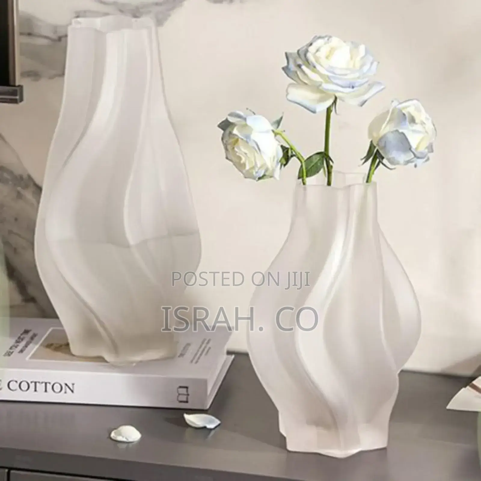 Modern Art Twists Ceramic Flower Vase,