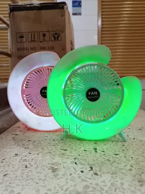 Landia Home Light-Up Portable Fan, Model Hm-126.