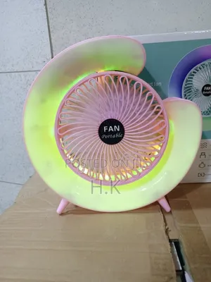 Landia Home Light-Up Portable Fan, Model Hm-126.