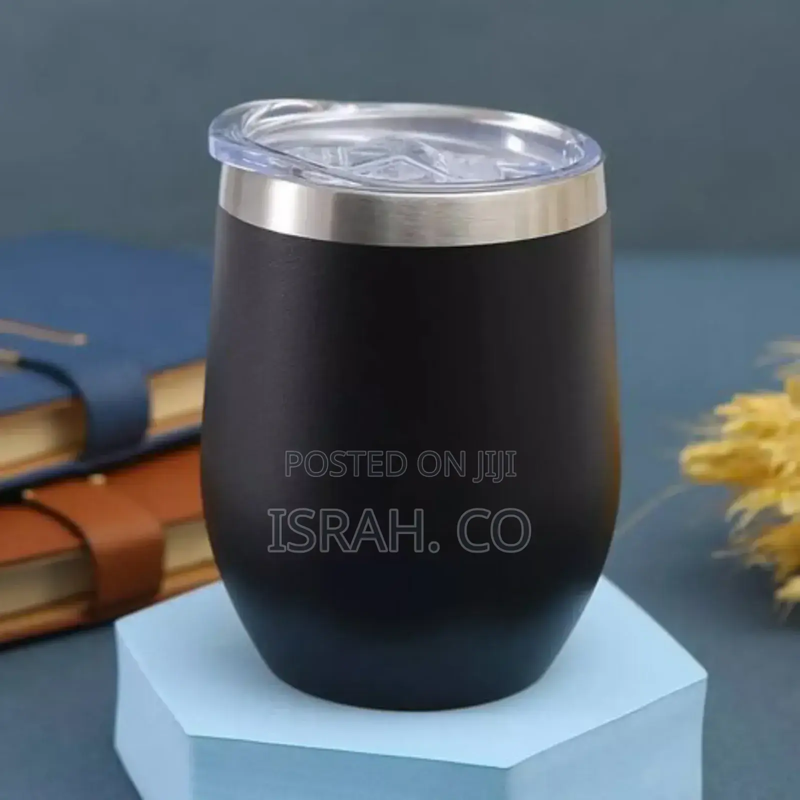 Double-Layer Wine Pot Belly Cup- Black