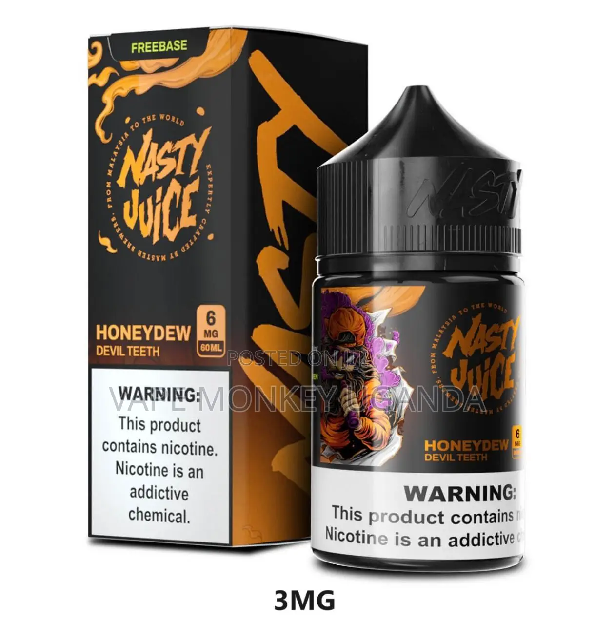 Honey Dew E Liquid 3mg Nasty Juice