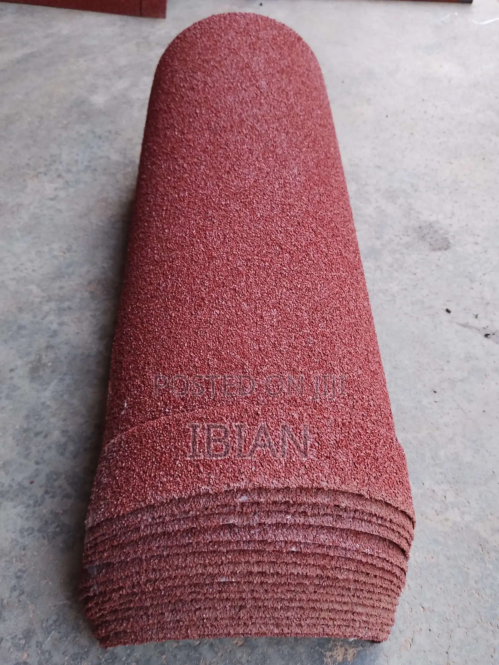 Red Stone Coated Roof Tile Ridge Round Hip