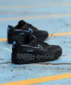 Original Nike Air Max 90 Black University Blue Sneaker