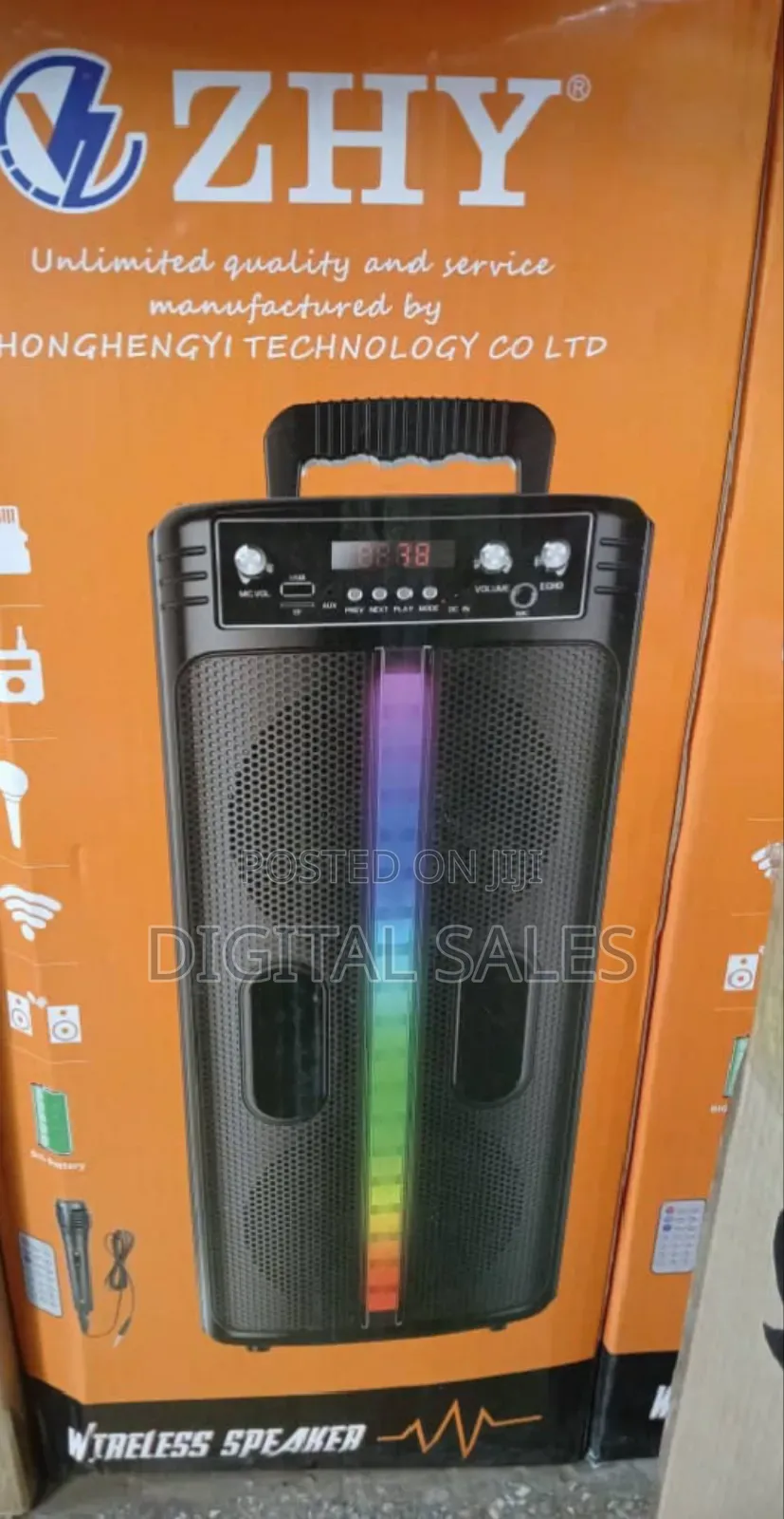Zhy Wireless Speaker Comes With Microphone