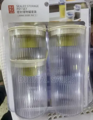 Sealed Storage Containers Set of 3