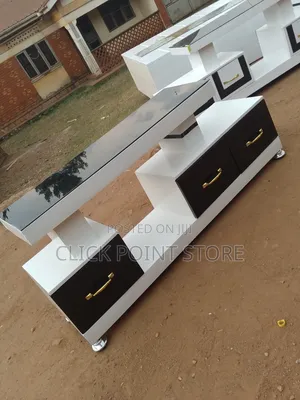 Sleek Tv Stand/ Brand New Black and White Tv Stands