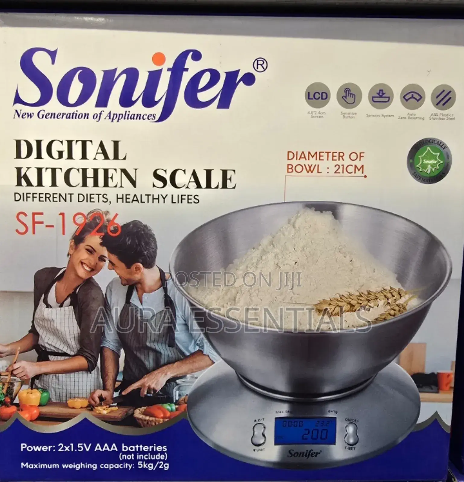 Sonifer Sf-1926 Electronic Kitchen Scale