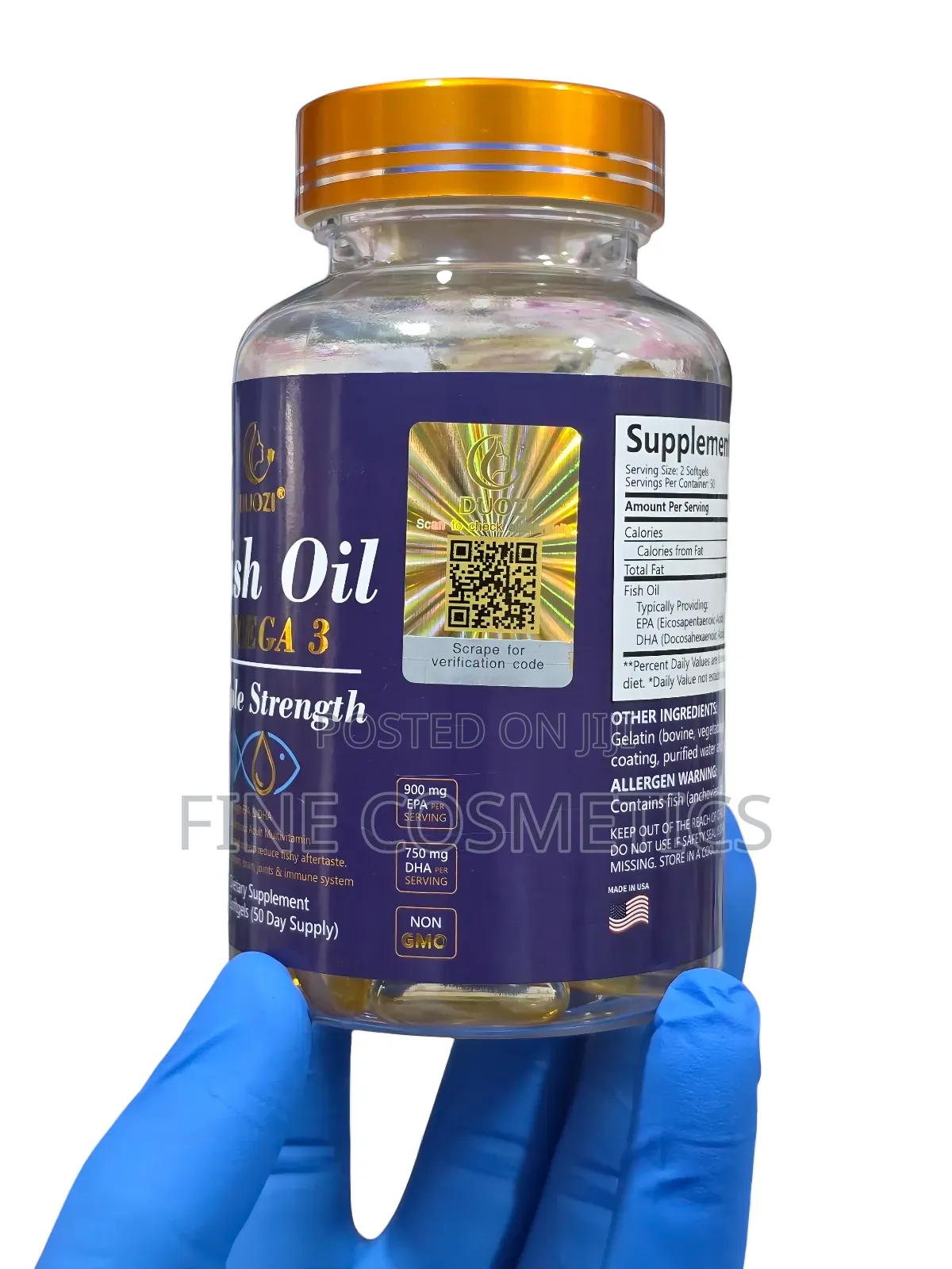 Fish Oil | Omega 3 Heart,Brain,Skin,Joints + Immune Support.