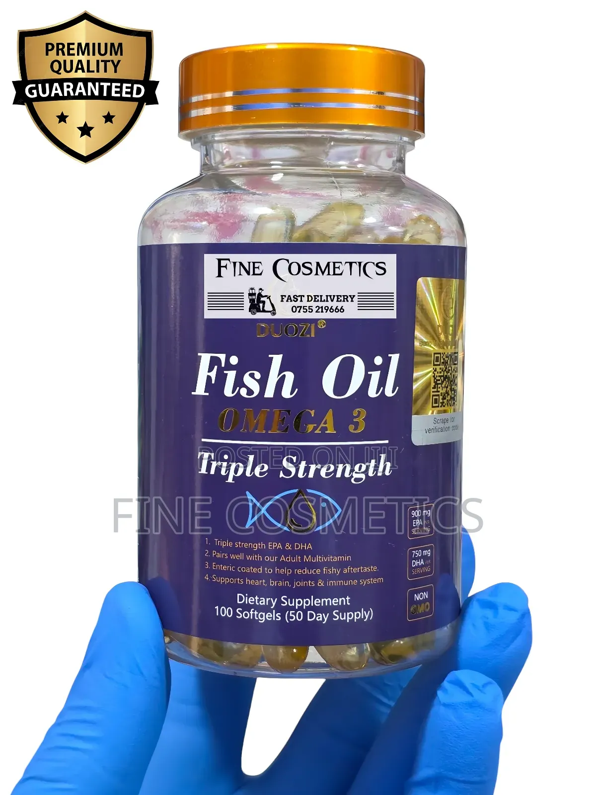 Fish Oil | Omega 3 Heart,Brain,Skin,Joints + Immune Support.