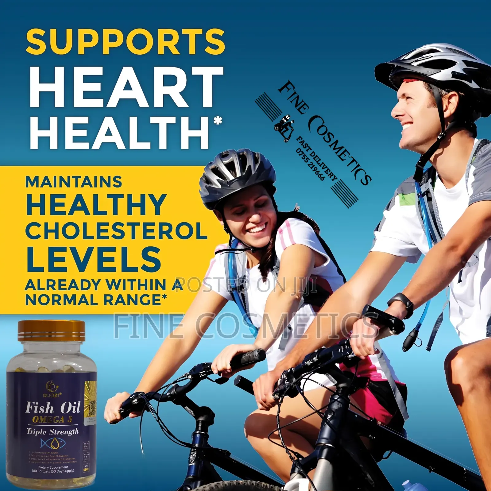 Fish Oil | Omega 3 Heart,Brain,Skin,Joints + Immune Support.