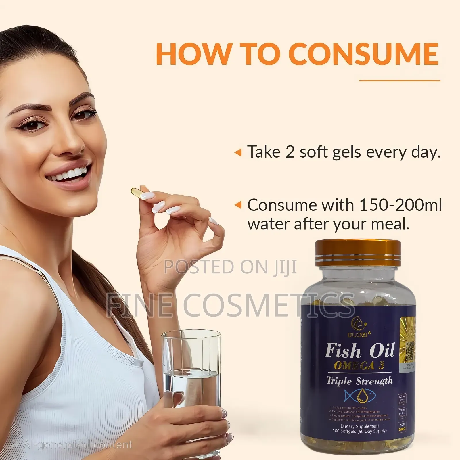 Fish Oil | Omega 3 Heart,Brain,Skin,Joints + Immune Support.