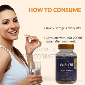Fish Oil | Omega 3 Heart,Brain,Skin,Joints + Immune Support.