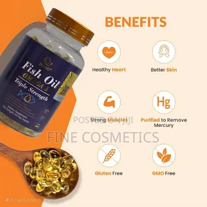 Fish Oil | Omega 3 Heart,Brain,Skin,Joints + Immune Support.