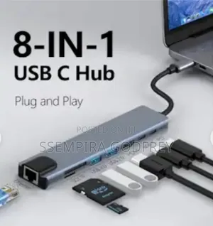 Type C to HDTV 8 in 1multifunction Adapter