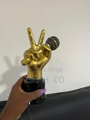 Microphone Figurine, Often Used as a Decorative Ornament