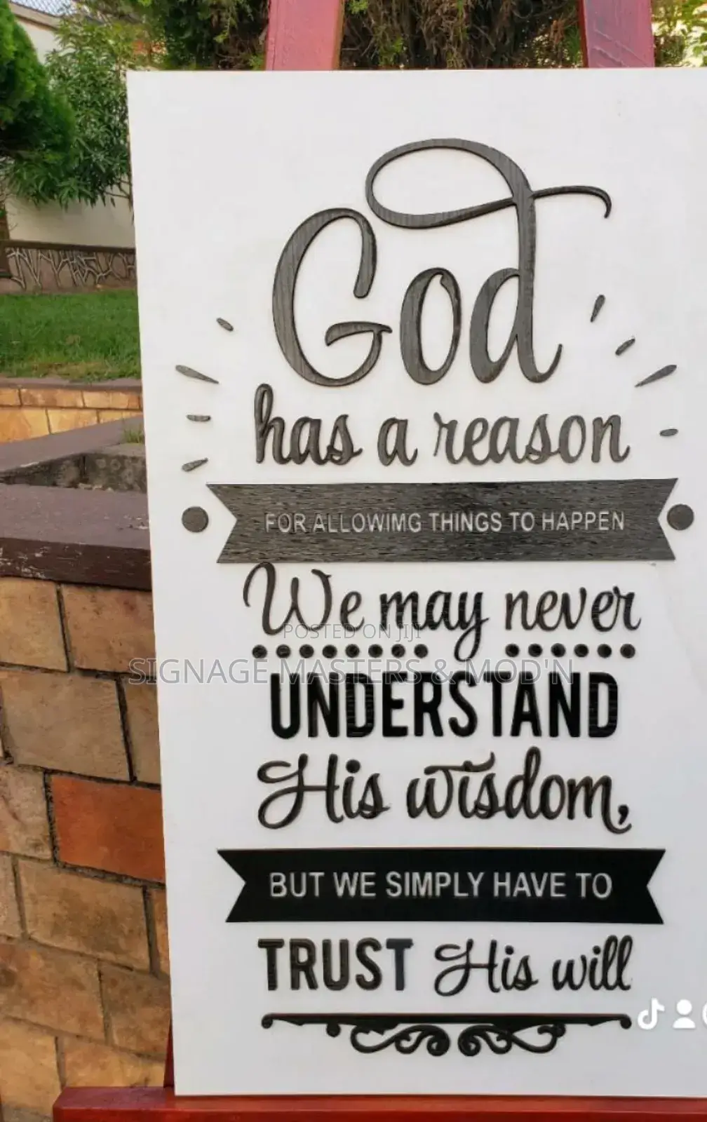 Inspirational Wall Hanging