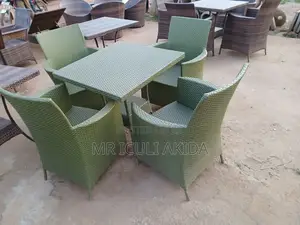 Green Outdoor Rattan Craft Woven Patio,Balcony Furniture Set