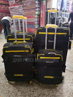 Vip Cloth Suitcases in 4pcs