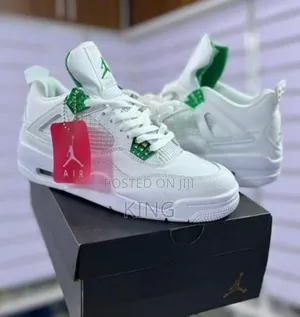 Metallic Green Air Jordan 4