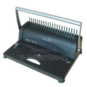 Office Point Comb Spiral Binder Machine - Black