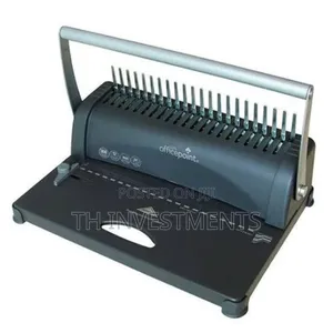 Office Point Comb Spiral Binder Machine - Black