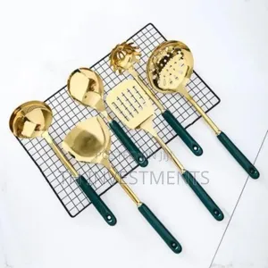 6pcs Kitchen Tool Cooking Utensils Serving Spoons Cutlery 