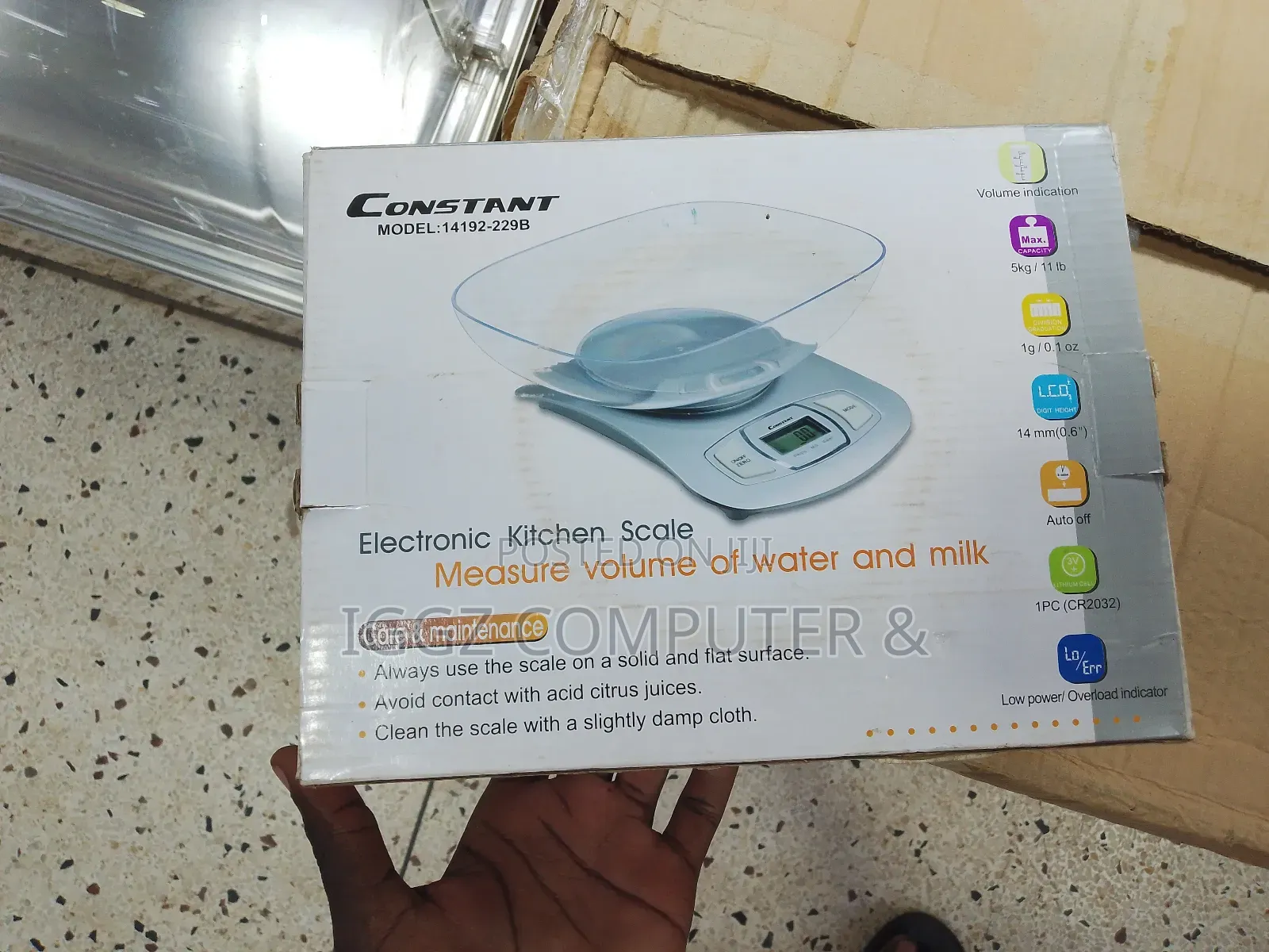 Constant Electronic Kitchen Scale