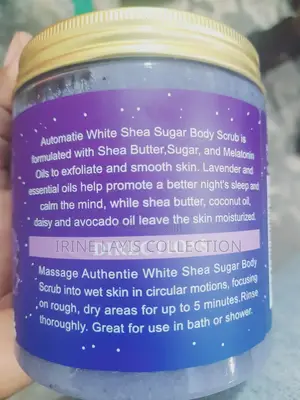 Automatie White Shea Sugar Scrub [Melatonin ]
