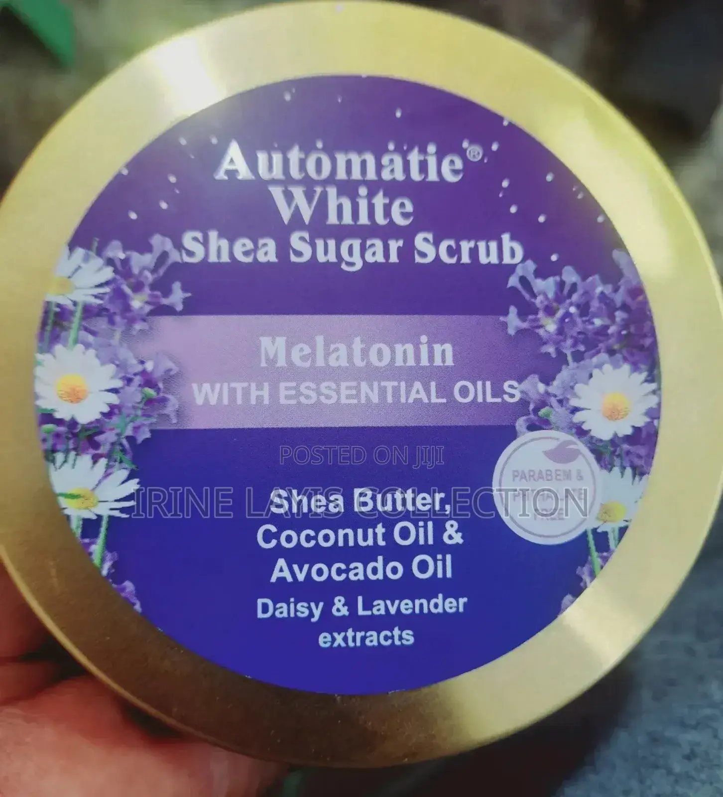Automatie White Shea Sugar Scrub [Melatonin ]