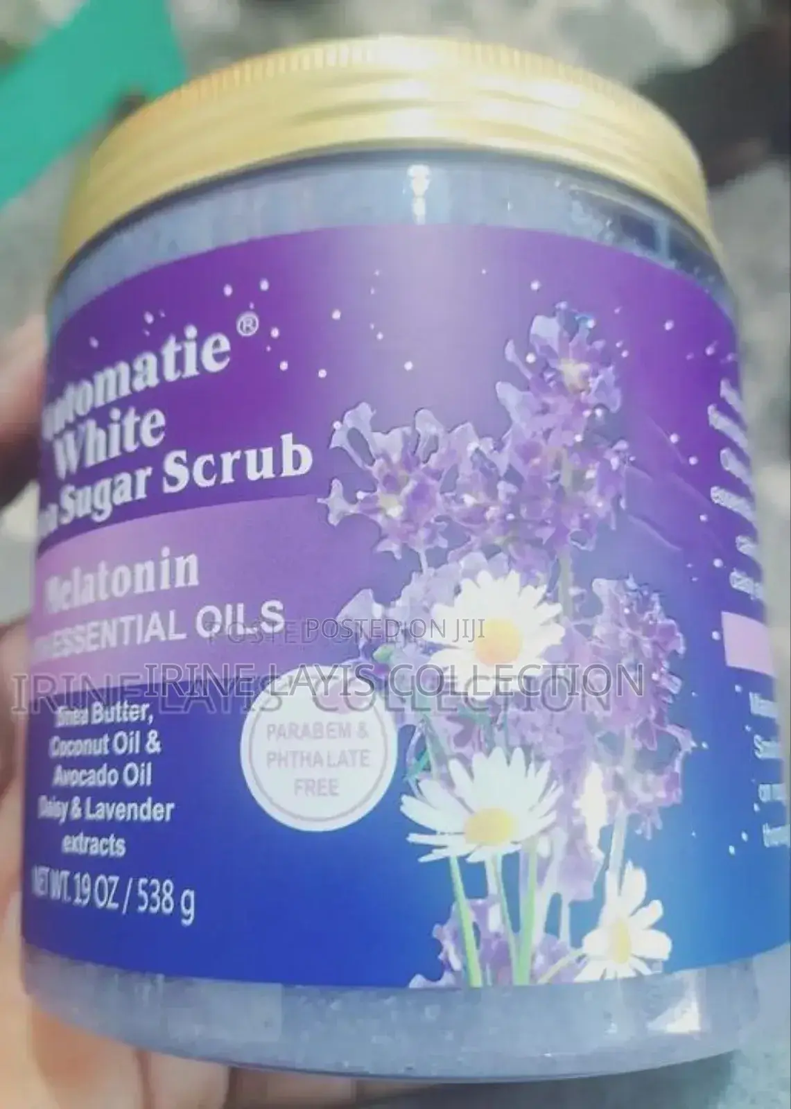 Automatie White Shea Sugar Scrub [Melatonin ]
