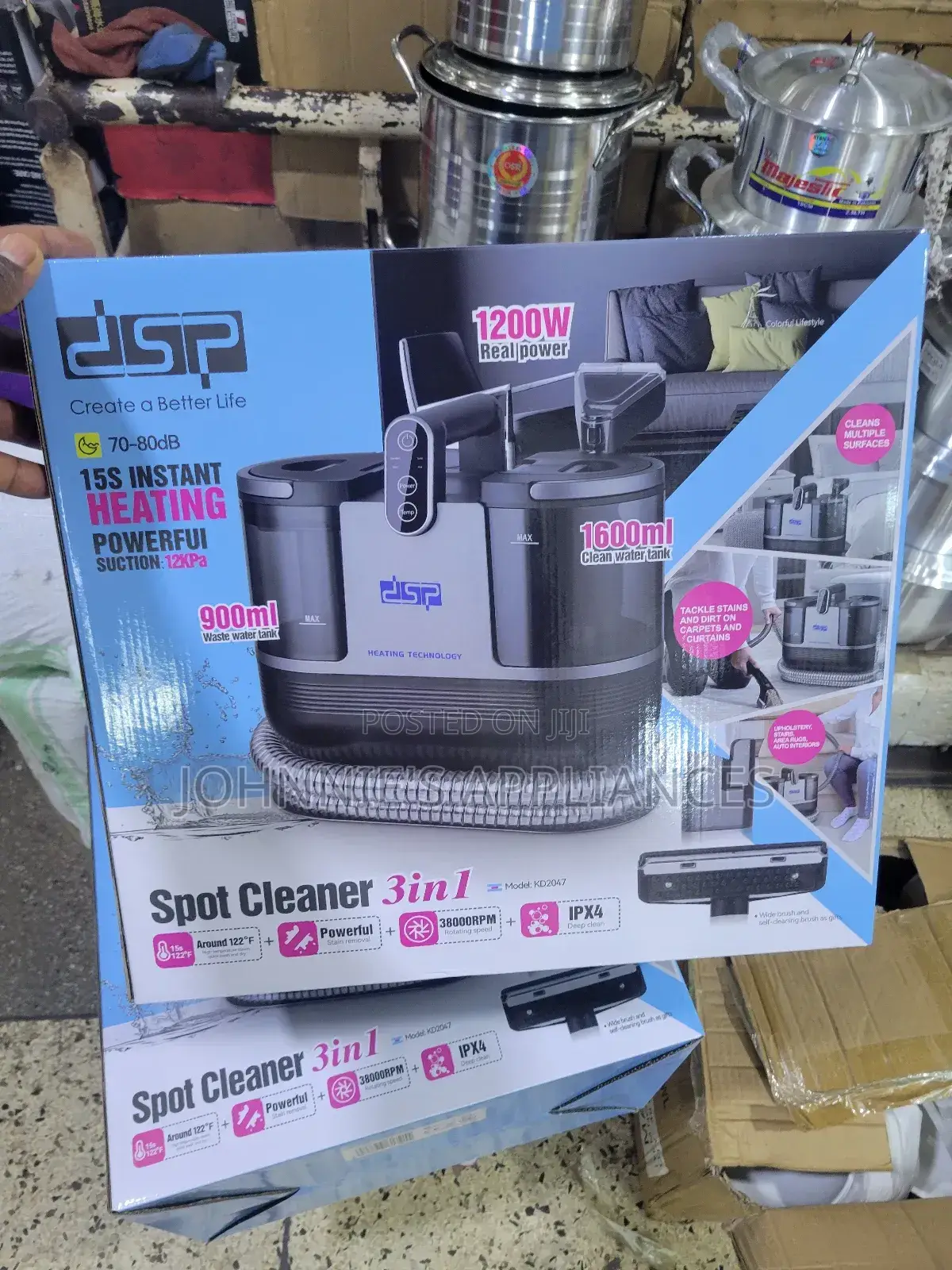 DSP Instant Heating Spot Cleaner 3in1
