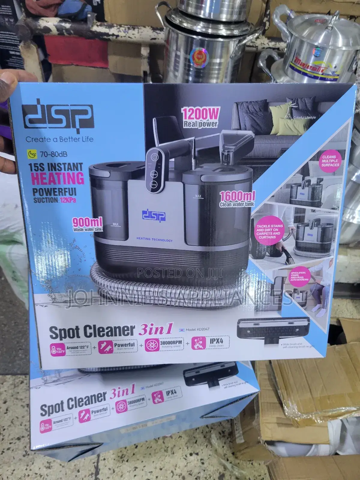 DSP Instant Heating Spot Cleaner 3in1