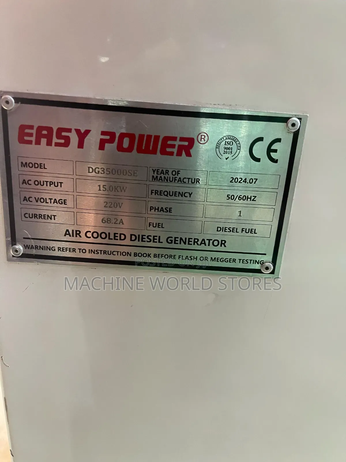 15kva Easypower Silent Diesel Generator