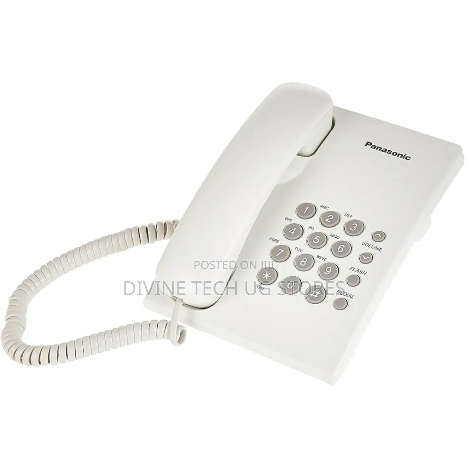 Panasonic Single Line Kx-Ts500mx Corded Phone - White