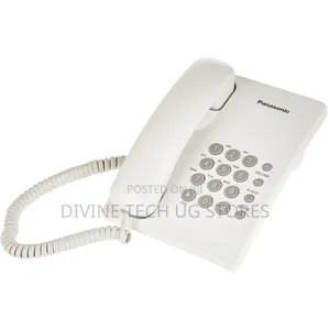 Panasonic Single Line Kx-Ts500mx Corded Phone - White