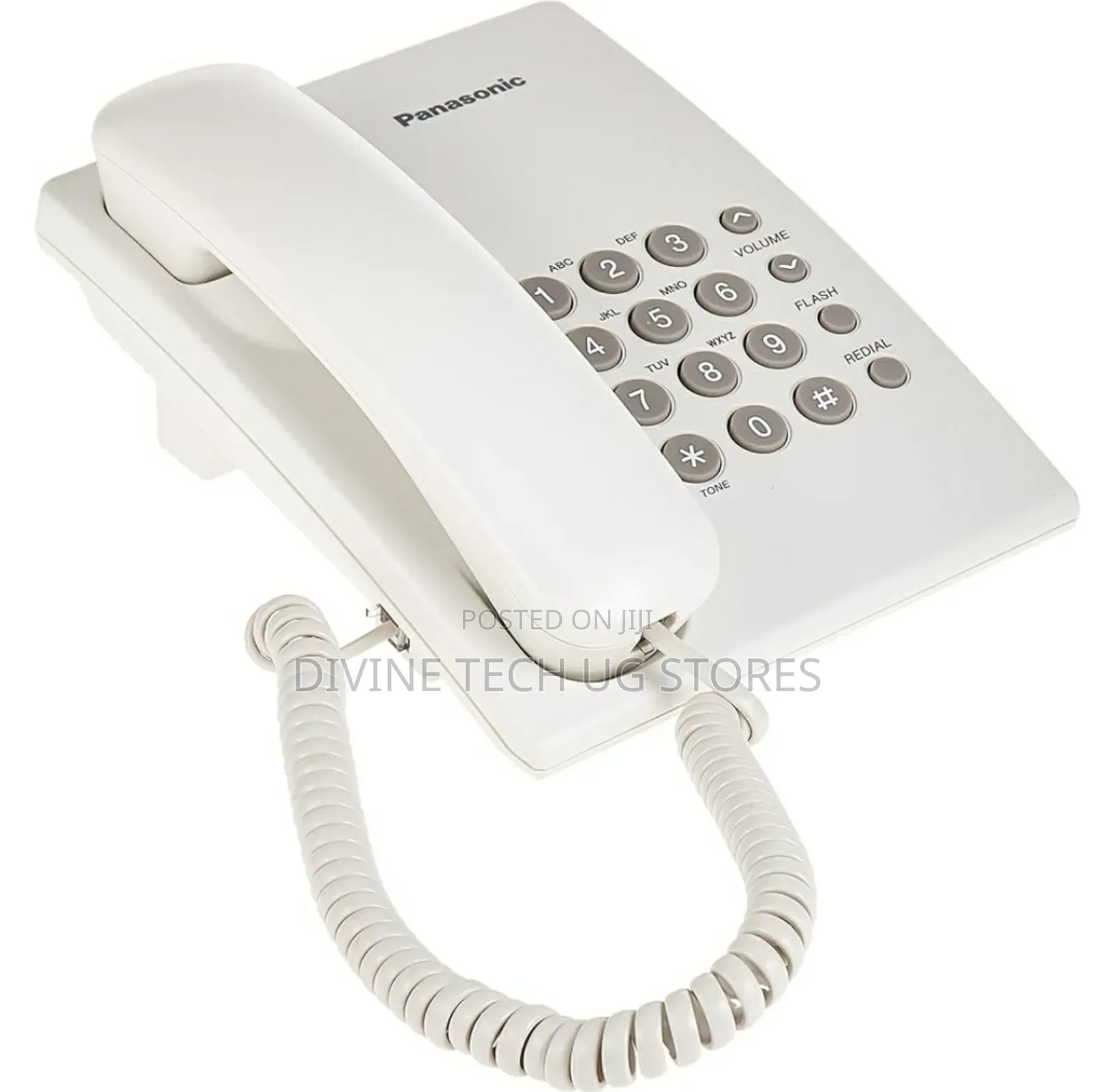 Panasonic Single Line Kx-Ts500mx Corded Phone - White