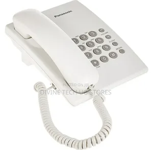 Panasonic Single Line Kx-Ts500mx Corded Phone - White