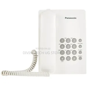 Panasonic Single Line Kx-Ts500mx Corded Phone - White