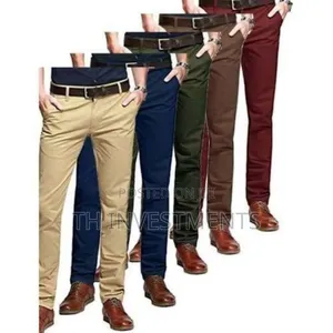 5pack Men's Stretch Soft Khakis - Multicolor