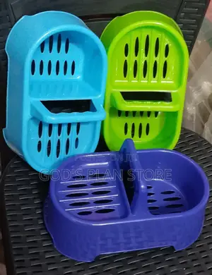 Plastic Soap Dish 3pcs