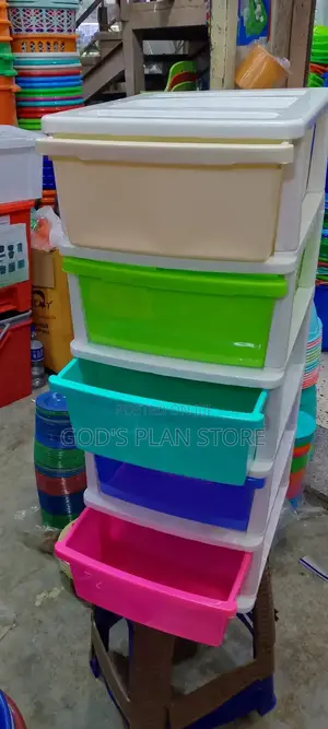 Plastic Kitchen Cabinet Drower Trolley/Kitchen Rack