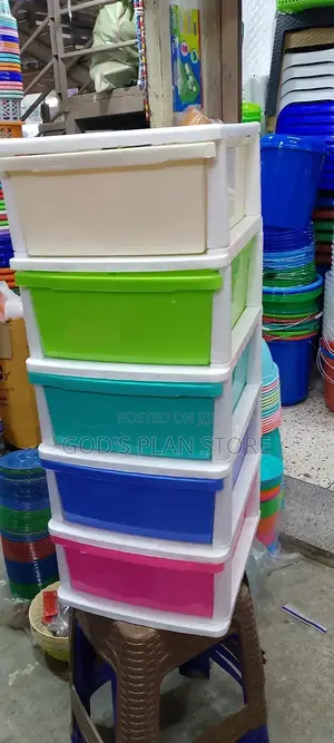 Plastic Kitchen Cabinet Drower Trolley/Kitchen Rack