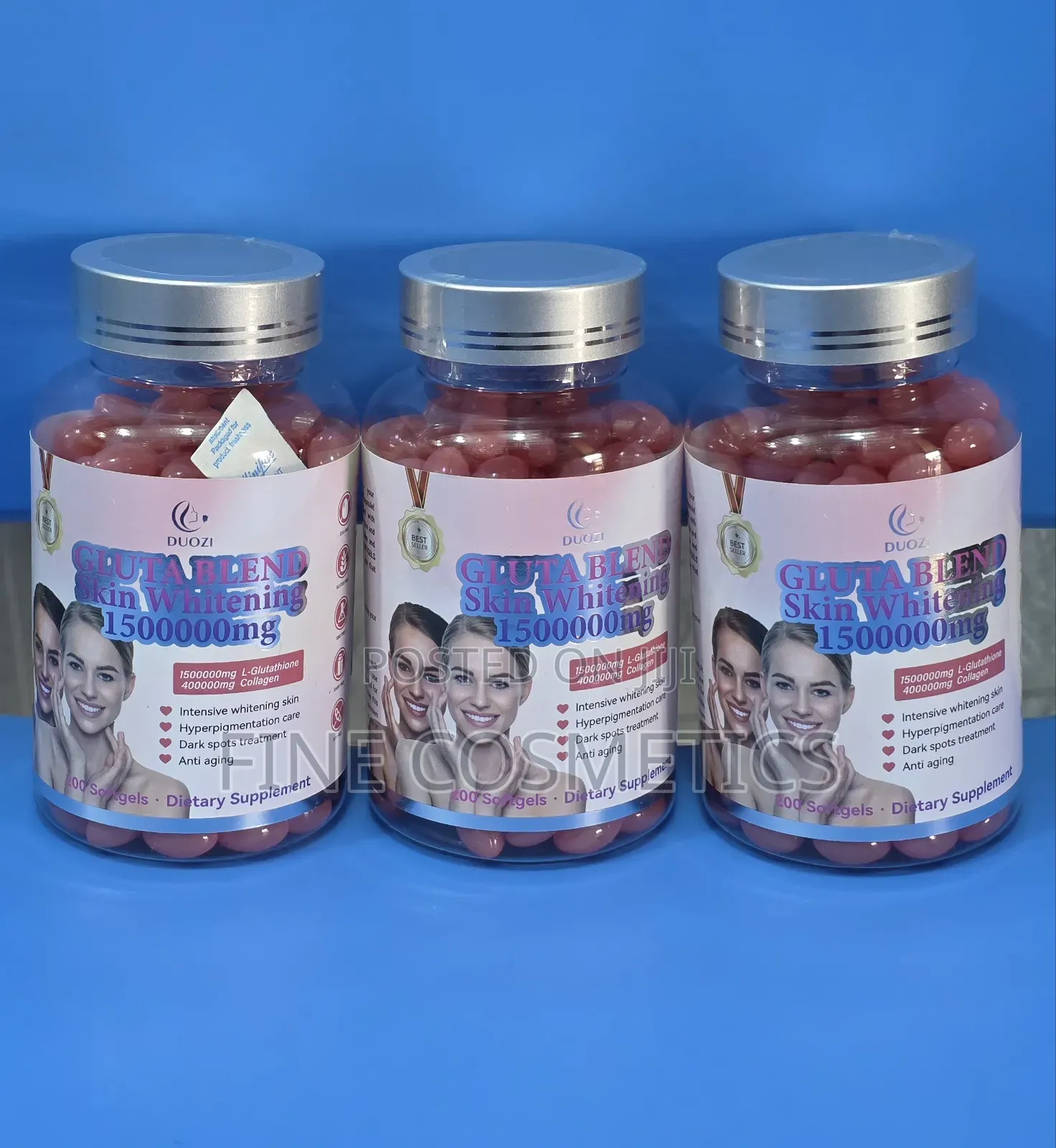 Gluta White Mg Skin Whitening and Glowing Capsules