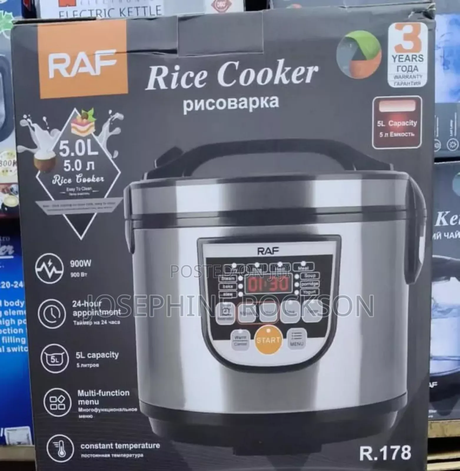 Raf 5 Litres Electric Rice Cooker