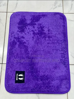 Simple Door Mat Purple