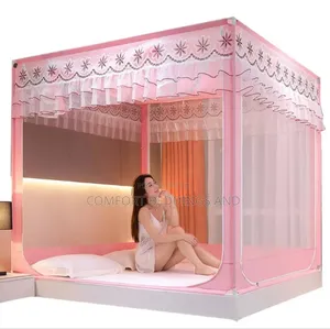 Square Mosquito Net With Zip 4*6 5*6 6*6