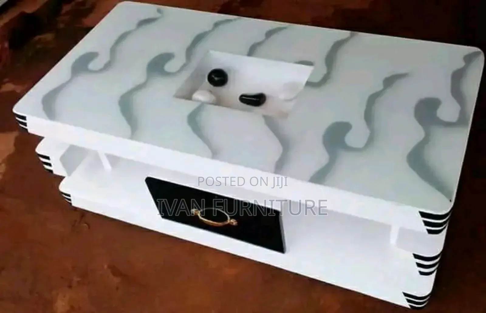 Center Table With Marble in Top